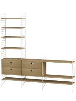 String Furniture Reolsystemer<Living Room J fra String