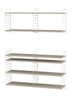 String Furniture Reolsystemer<Living Room N fra String