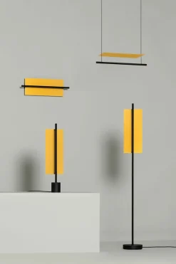 Santa & Cole Gulvlamper|Spots<Lámina Dorada 45 Gulvlampe fra Santa and Cole