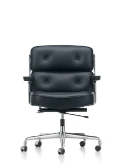 Vitra Kontorstole<Lobby Chair ES 104 kontorstol, sort læder fra