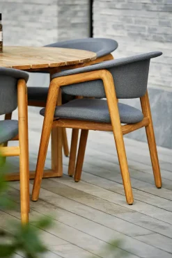 Cane-line Havestole<Luna Stol, teak/grey fra