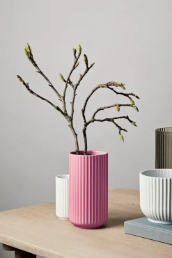 Lyngby Porcelæn Vaser<Lyngbyvasen i grøn glas fra