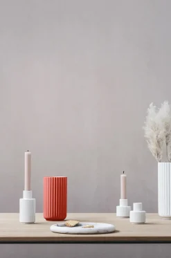 Lyngby Porcelæn Vaser<Lyngbyvasen i grøn glas fra