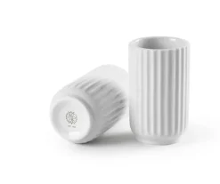 Lyngby Porcelæn Vaser<Lyngbyvasen i hvid fra