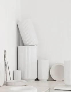 Lyngby Porcelæn Vaser<Lyngbyvasen i klar glas fra