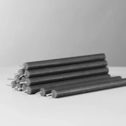 STOFF Nagel Stearinlys|Lysestager<Lys i grå til Nagel lysestage