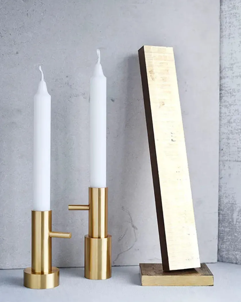 Fritz Hansen Lysestager<Lysestage #2 stål af Jaime Hayon