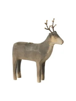 Maileg Kalenderlys & Julelysestager|Lysestager<Lysestage Rensdyr, mellem fra