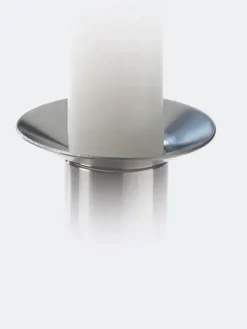 Piet Hein Lysestager<Lysmanchetter, messing fra