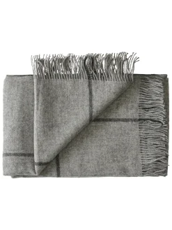 Silkeborg Uldspinderi Puder Og Plaider<Mandø Plaid, nordic grey fra