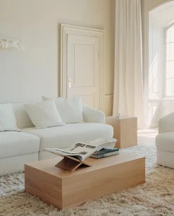 New Works Sofaborde<Mass Coffee Table High, oak fra