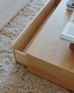 New Works Sofaborde<Mass Coffee Table High, oak fra