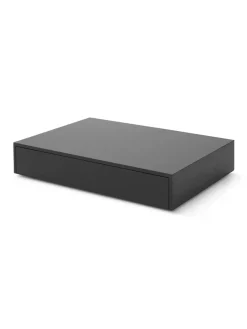 New Works Sofaborde<Mass Coffee Table Wide, black fra