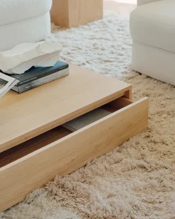 New Works Sofaborde<Mass Coffee Table Wide, black fra