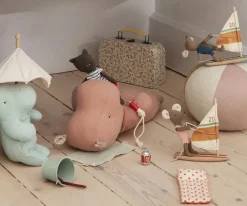 Børn Maileg Gaver|Gaver Til Børn<Medium Flodhest i støvet koral fra