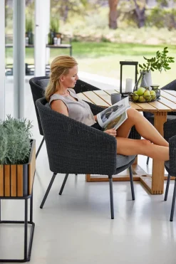 Cane-line Havestole<Mega Dining Stol, inkl. hyndesæt fra