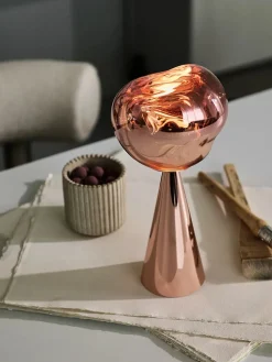Tom Dixon Spots|Portable Lamper<Melt Portable Bordlampe, gold fra