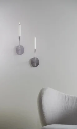 Piet Hein Lysestager<Merkur vægstage fra