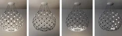 Luceplan Pendler|Spots<Mesh LED pendel Ø100 fra