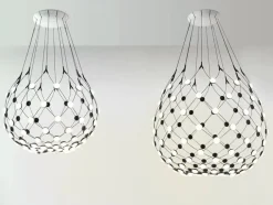 Luceplan Spots|Pendler<Mesh LED Pendel, Ø55 fra