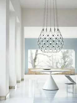 Luceplan Spots|Pendler<Mesh LED Pendel, Ø55 fra