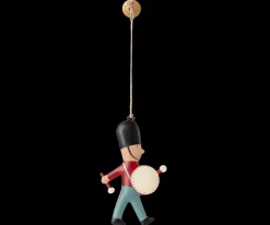 Maileg Juletræspynt<Metal ornament, stor tromme - Rød fra