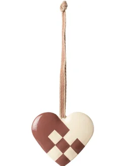 Maileg Juletræspynt<Metalophæng Lille Hjerte, red fra