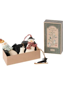 Maileg Juletræspynt<Metalophæng sæt, winter wonderland fra