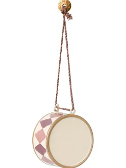 Maileg Juletræspynt<Metalophæng Stor Tromme, dark green fra