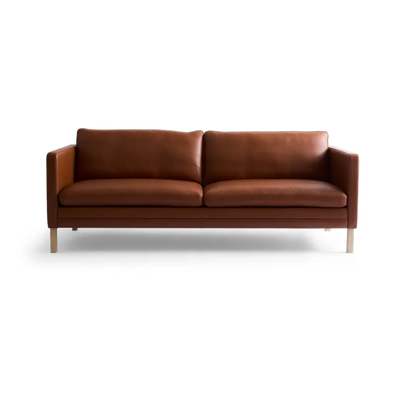 Mogens Hansen Sofaer<MH276 4 pers. sofa i Baltique anilinlæder fra