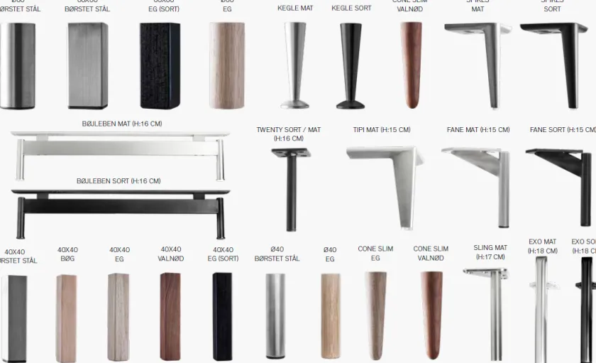 Mogens Hansen Sofaer<MH276 4 pers. sofa i Baltique anilinlæder fra