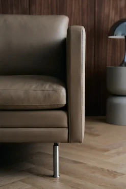 Mogens Hansen Sofaer<MH276 3 pers. sofa i Baltique anilinlæder fra