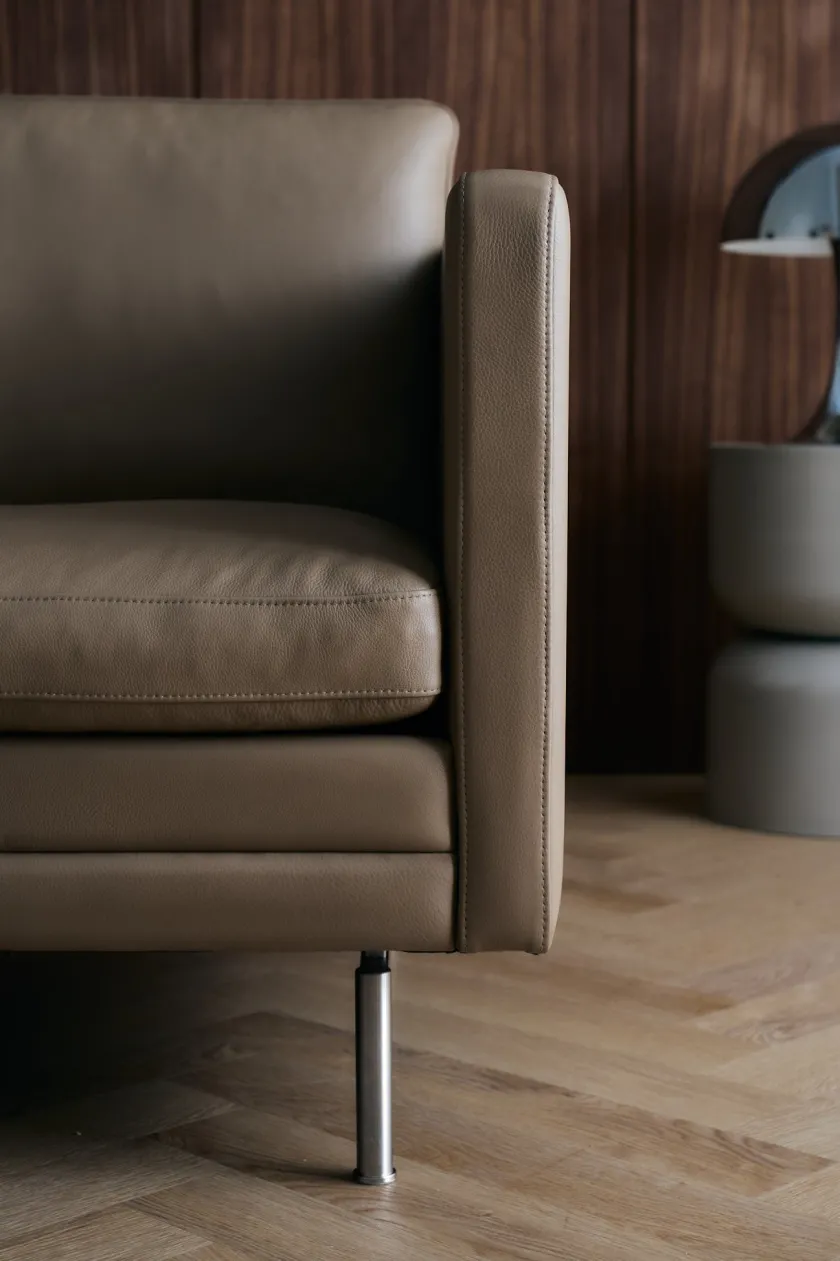 Mogens Hansen Sofaer<MH276 3 pers. sofa i Baltique anilinlæder fra