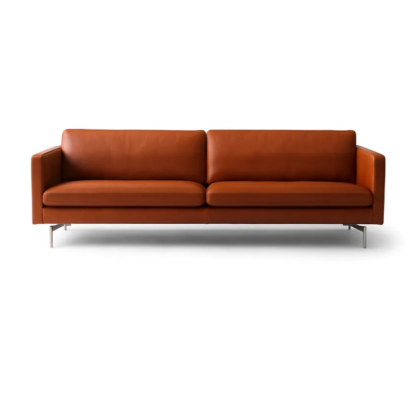 Mogens Hansen Sofaer<MH276 3 pers. sofa i Baltique anilinlæder fra