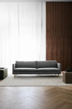 Mogens Hansen Sofaer<MH276 3 pers. sofa i Baltique anilinlæder fra