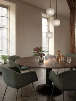 Muuto Spiseborde<Midst Table Ø 120 cm, dark oiled oak fra