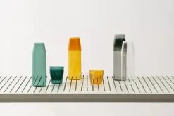 Nine Kander|Service<Milk, set of 1 carafe + 2 glasses, yellow fra