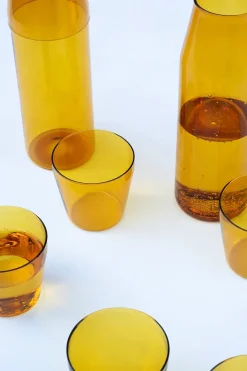 Nine Kander|Service<Milk, set of 1 carafe + 2 glasses, yellow fra