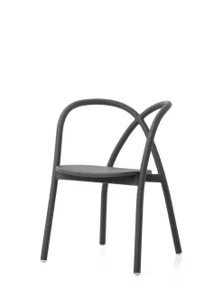 Stellar Works Spisebordsstole<Ming Aluminium Chair, black fra