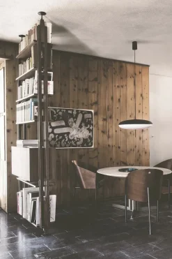 Astep Pendler|Spots<Model 2065 Pendel, sorte overskærme med sort ledning fra