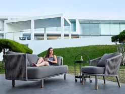 Cane-line Udendørs Loungemøbler<Moments 3 pers. Sofa inkl. hynder fra