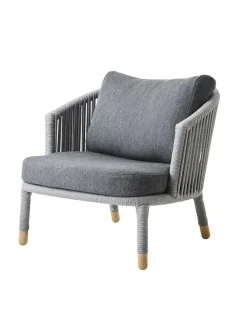 Cane-line Udendørs Loungemøbler|Havestole<Moments Loungestol inkl. hynder fra