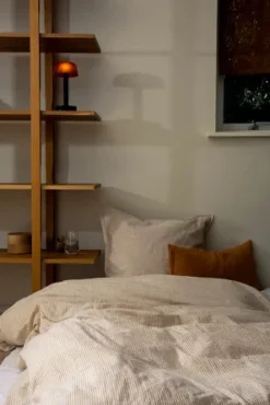 Juna Tekstiler Til Soveværelset<Monochrome Lines Sengetøj, okker/hvid fra