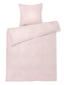 Juna Gaver Til Hende|Tekstiler Til Soveværelset<Monochrome Lines Sengetøj, rosa/hvid fra