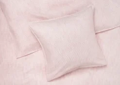 Juna Gaver Til Hende|Tekstiler Til Soveværelset<Monochrome Lines Sengetøj, rosa/hvid fra