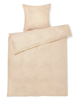 Juna Gaver Til Hende|Tekstiler Til Soveværelset<Monochrome Lines Sengetøj, rosa/hvid fra