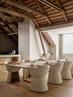 Fritz Hansen Spisebordsstole<Monolit Dining Chair m. Keder fra