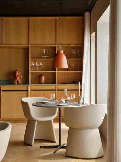 Fritz Hansen Spisebordsstole<Monolit Dining Chair m. Keder fra