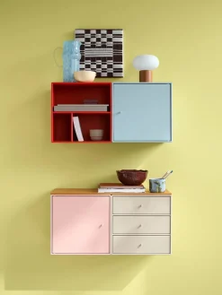 Montana Reoler<Mini 1007 Modul m. Tre Skuffer