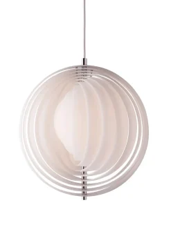 Verpan Spots|Pendler<Moon Acrylic Pendant, Ø34 af Verner Panton
